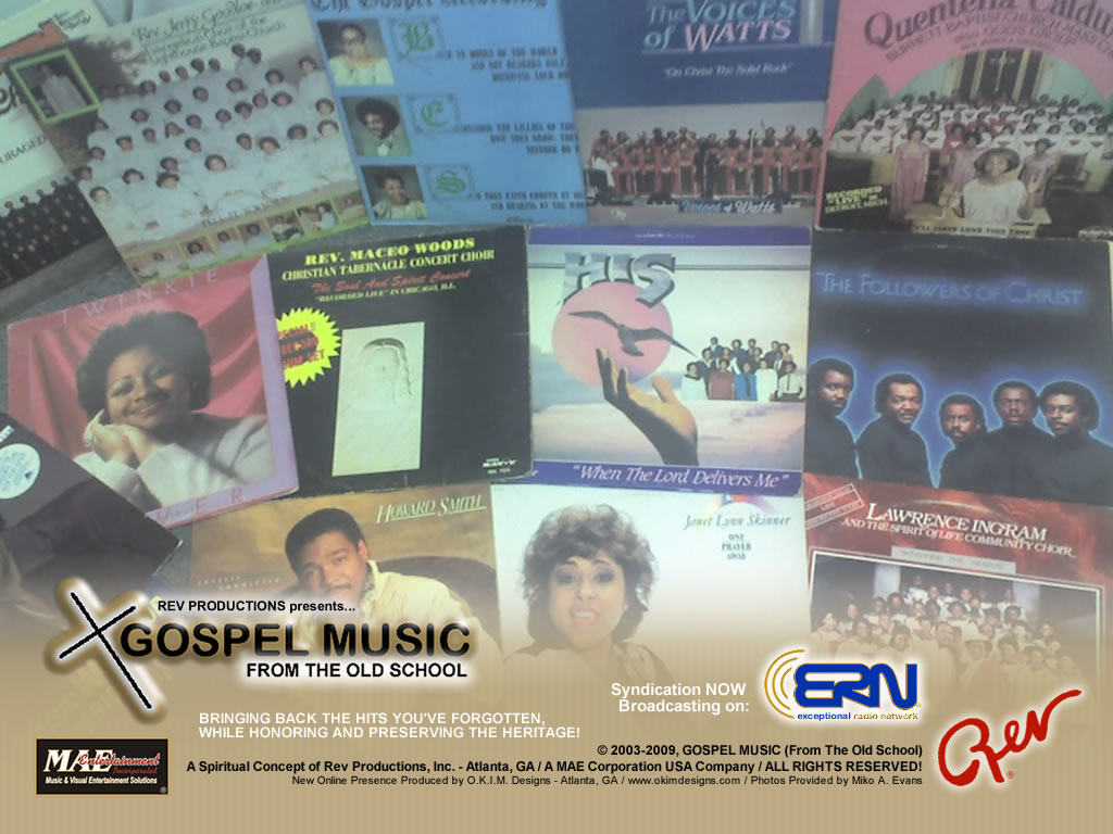 Official Desktop Wallpapers - Rev Productions, Inc. (Gospel Music Subsidiary 